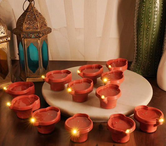 Water Sensor Diyas , Ambient Lights(Pack of 6/24)